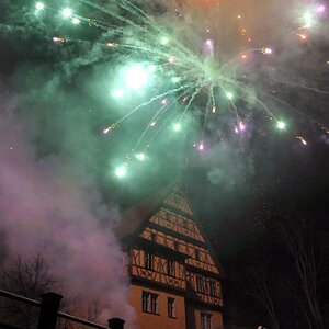 31. Dezember 2008, Mitternacht: Das Landestheater Dinkelsbühl startet mit einem Brillantfeuerwerk ins Jahr 2009