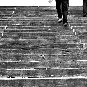 Treppe Freiheitshalle Kelheim 05/2010