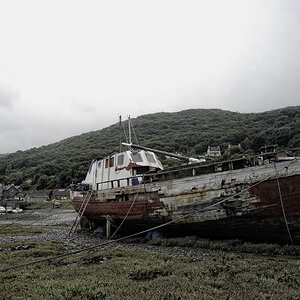 Alter Kahn in Porlock Weir