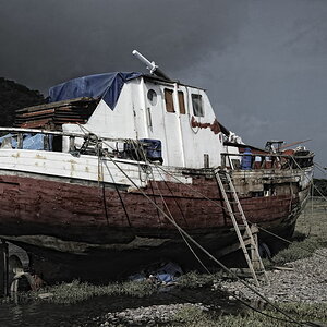Alter Kahn in Porlock Weir