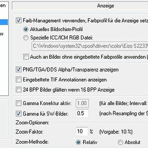 Irfanview Farbmanagement Option
