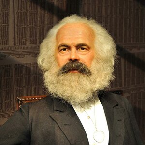 Karl Marx bei Madame Tussauds