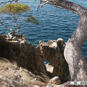 L'Estagnol, Cote d'Azur (Minolta Dimage S414, meine erste Digitale)
