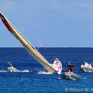 Ankunft der Teilnehmer der Transat AG2R Regatta 2010 in St. Barth