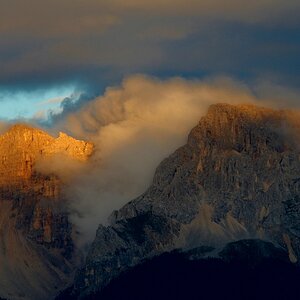 Latemar im Sonnenuntergang