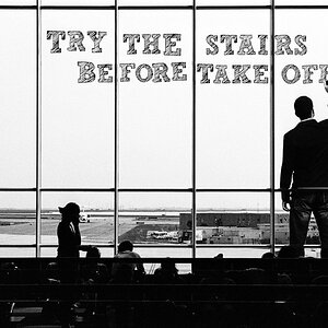 Try The Stairs Before Take Off