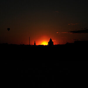 sonnenuntergang in stockholm