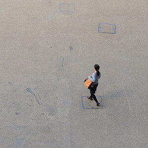 Im Quadrat
vor dem Tate Modern
London 2010