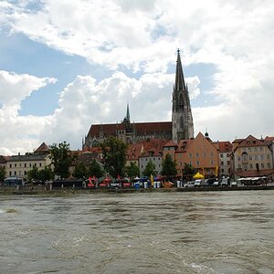 Regensburb bewölkt