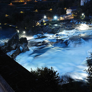 Rheinfall Abends