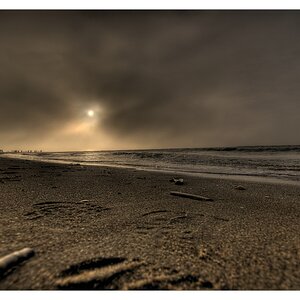 Rømø – Strand im dunklen Winter #1