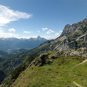Untersberg, Blick auf den Watzmann