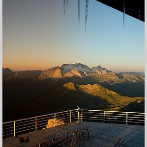 Sonnenaufgang am Kleinen Lagazuoi