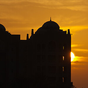 Herrscher Palast Abu Dhabi Siluette 0k9