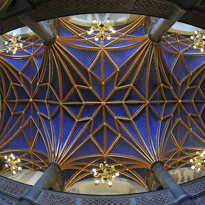 Schlosskapelle Decke Fisheye