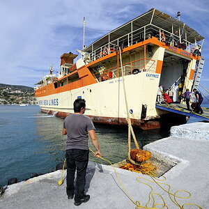Nisos Kalymnos im Hafen von Pythagorio (Samos)