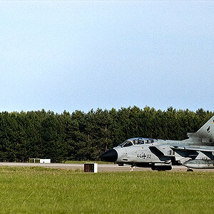 Tornado nach der Landung