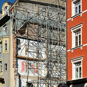 Nahe bei Dostal und Rudolf Nikon München in der Schellingstraße wird gebaut
