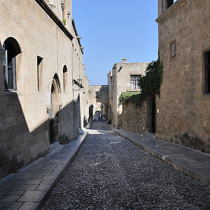 Rhodos - Ritterstrasse 2, vorher/nachher, hier nachher