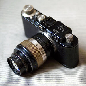 Nickel 9cm + Leica II 1