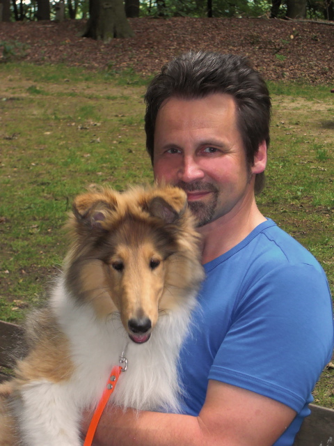 04.07.2012 mit unserem Collie Welpen