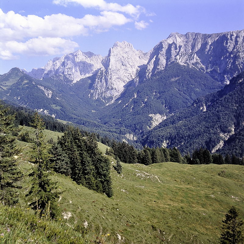 070726_Blick vom Zahmen Kaiser auf den Wilden Kaiser
