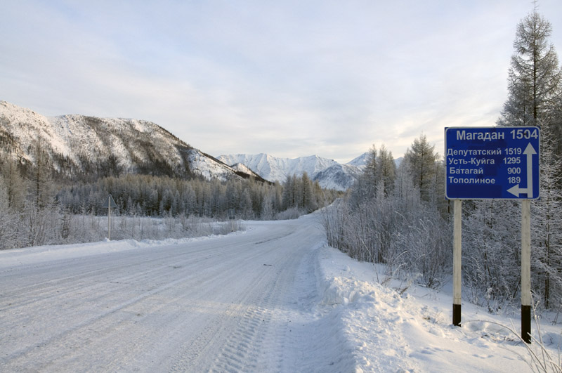 1500 km nach Magadan