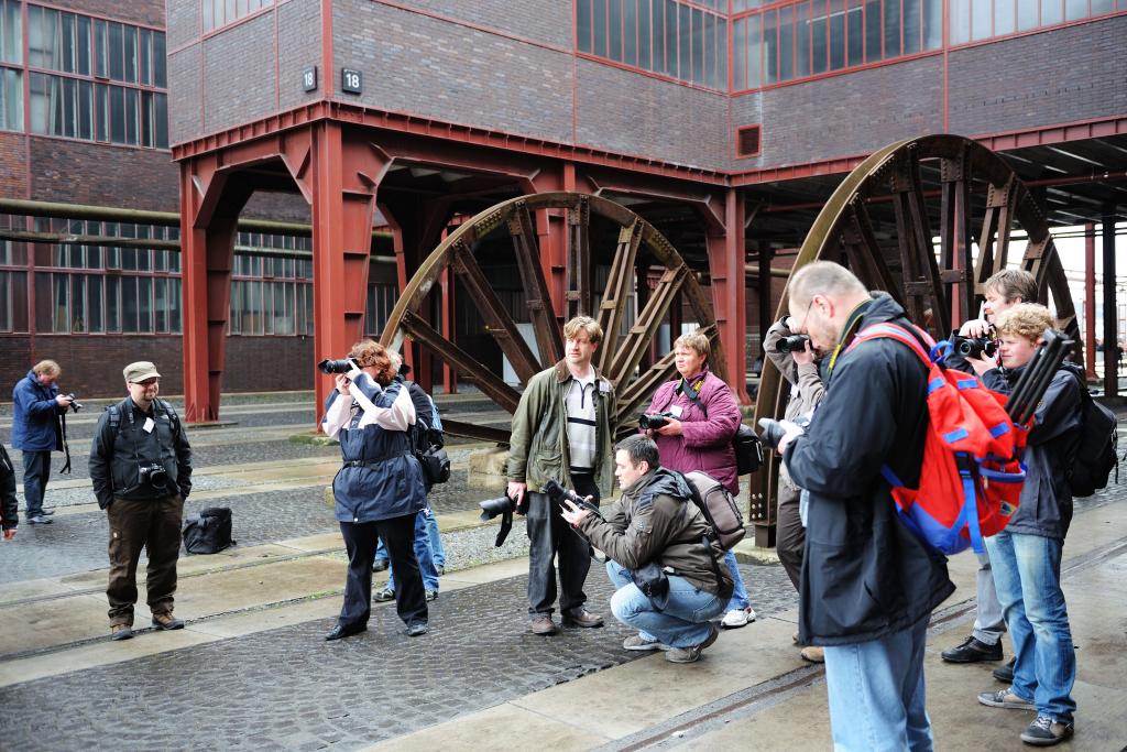 20.03.2010 Einsteiger Zollverein Dirk erklärt die Perspektive