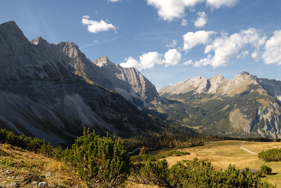 20091007 140415 Karwendel, Blick von der Falkenhütte nach Westen