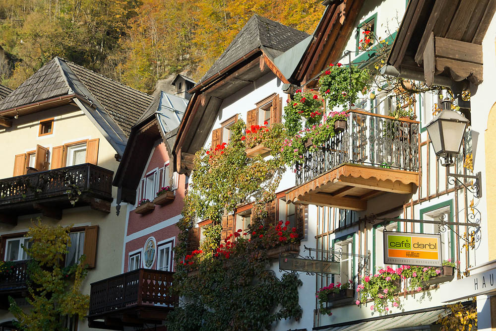 2131021 71K 0581 Häuser Hallstatt 1080
