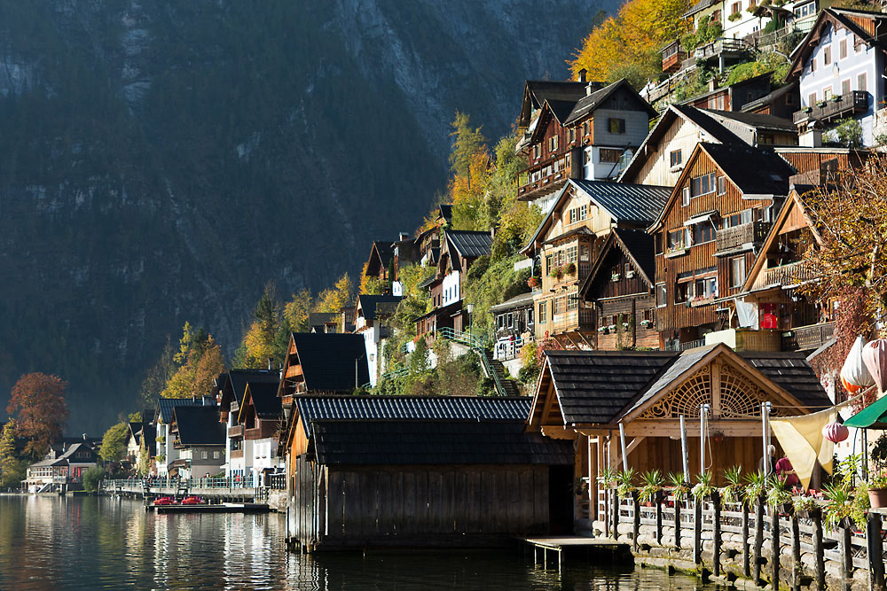 2131021 71K 0622 Häuser Hallstatt 1080