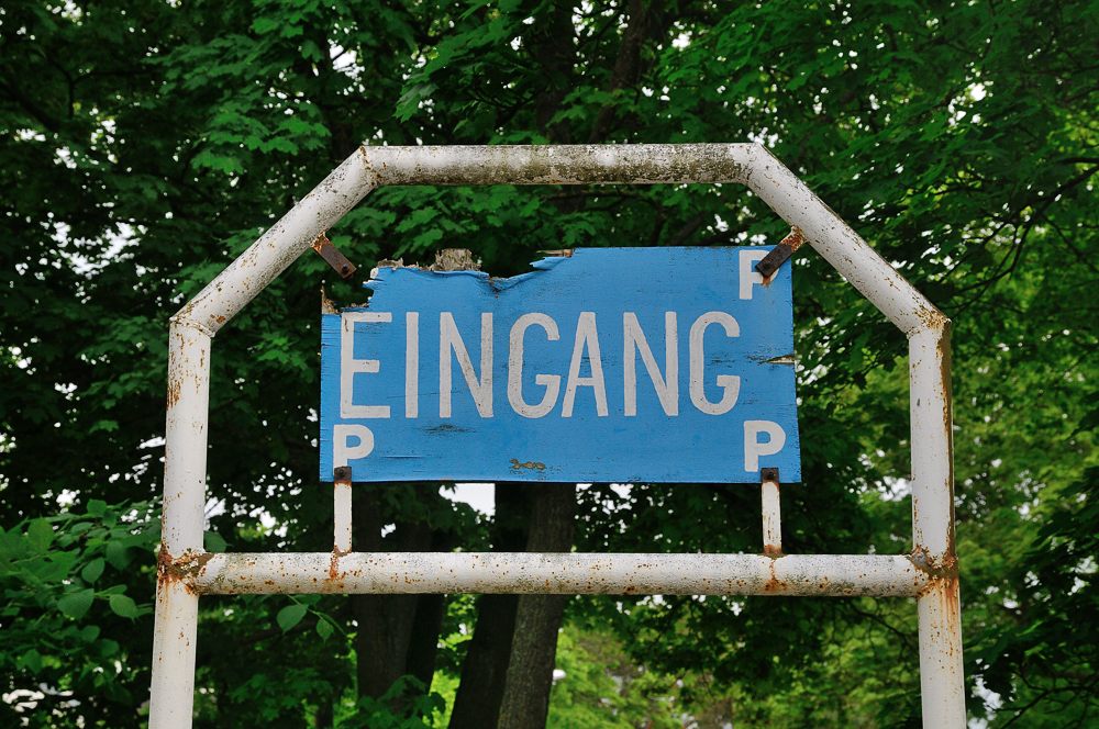 300 4654f: Historischer Parkplatz-Eingang, Ahlbeck