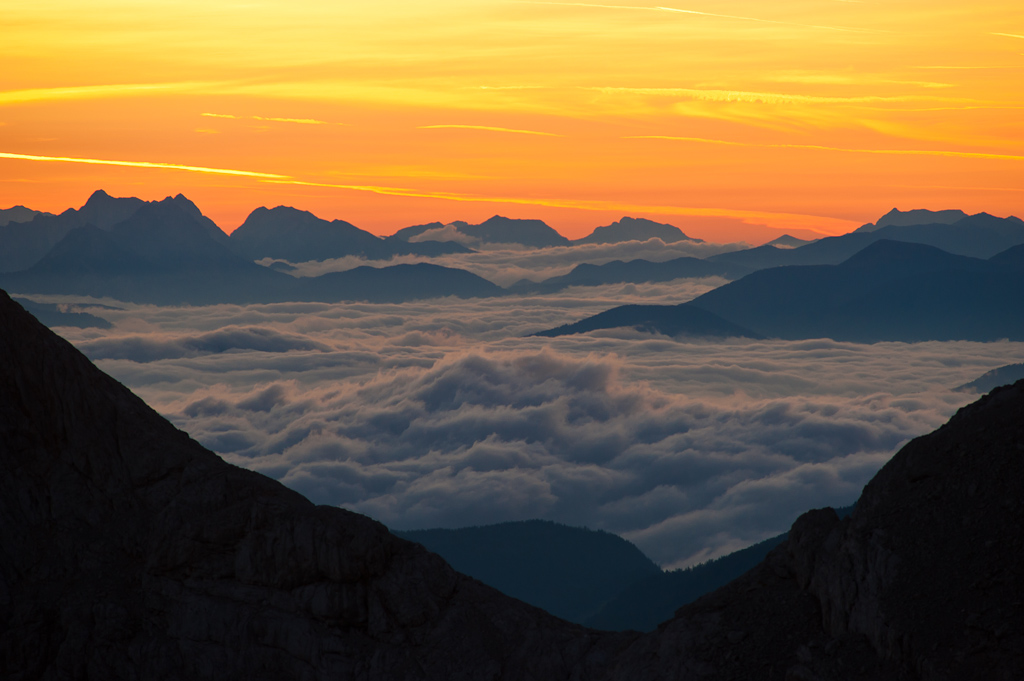 38 Wolkenmeer im Morgenrot
