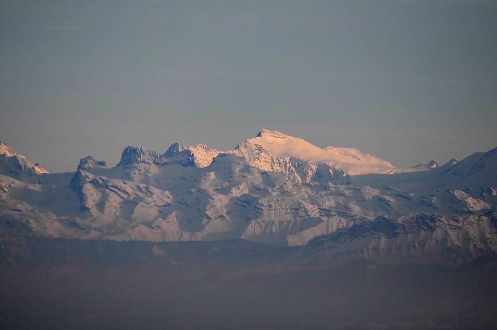 400mm vom Balmberg(CH), 120Km entfernte Alpen ji