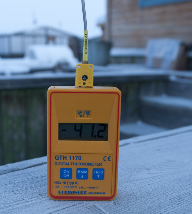 -41,2 Grad morgens in Tomtor