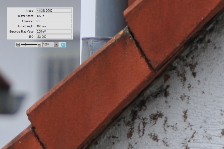70-200 VR II mit TC2 III bei f=5.6 1:1 Crop
