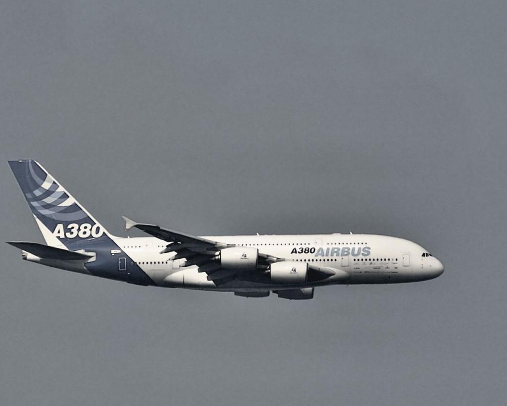 A380 in der Wahner Heide gesichtet