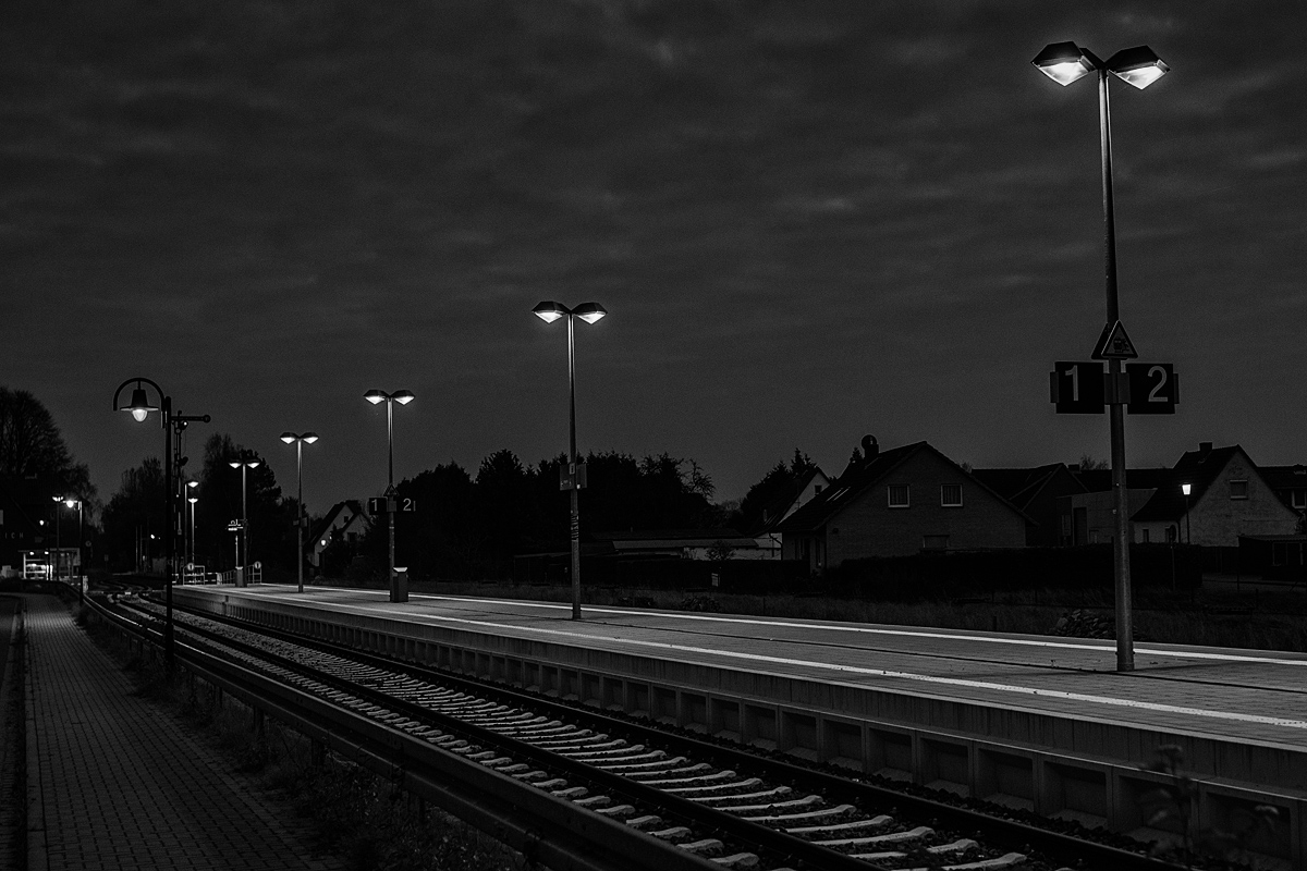 Abendbahnsteig