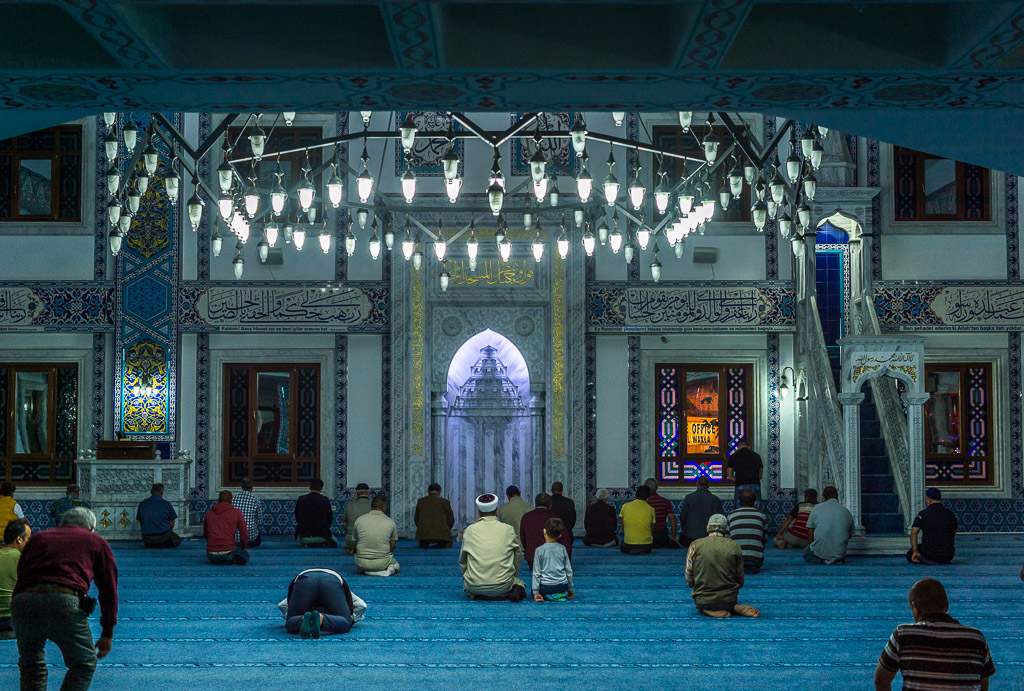Abendgebet Moschee