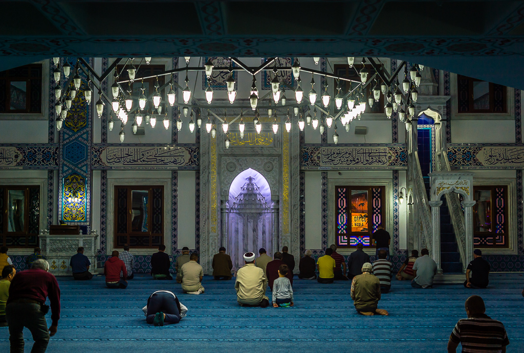Abendgebet Moschee