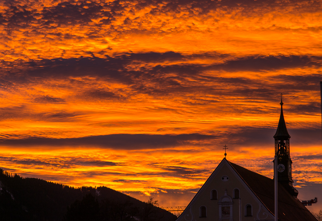 Abendhimmel Bad Tölz