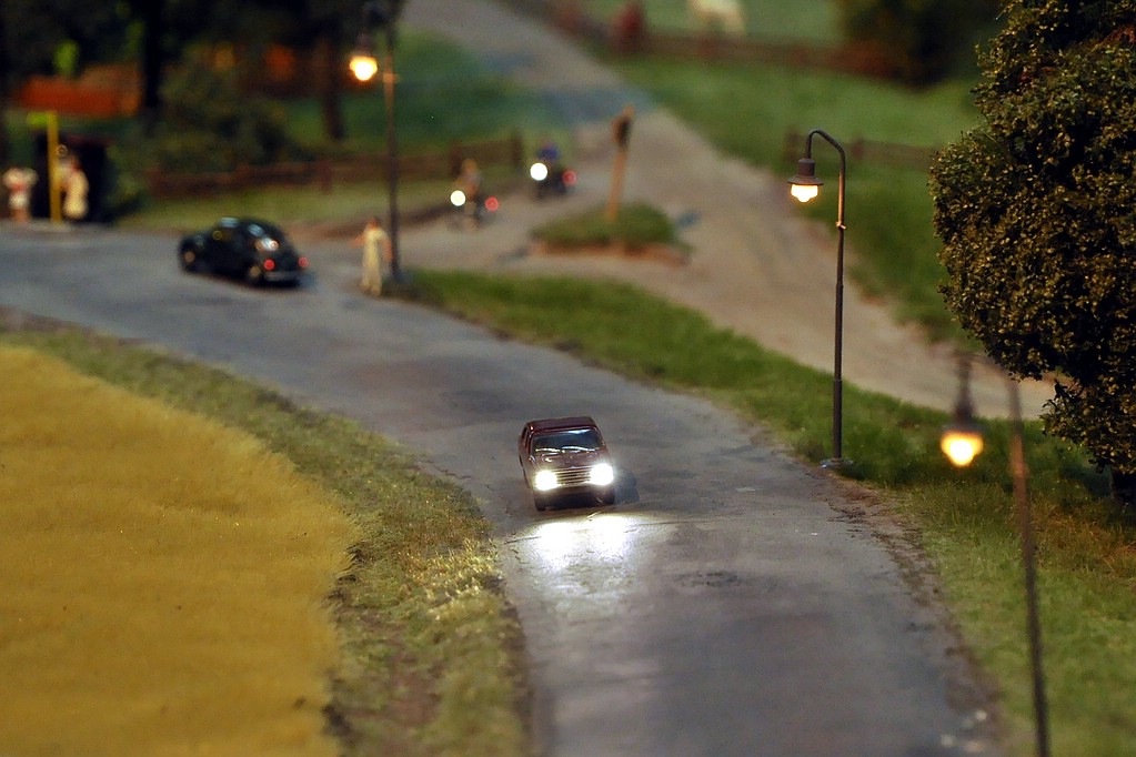 Abendliche Landstrasse