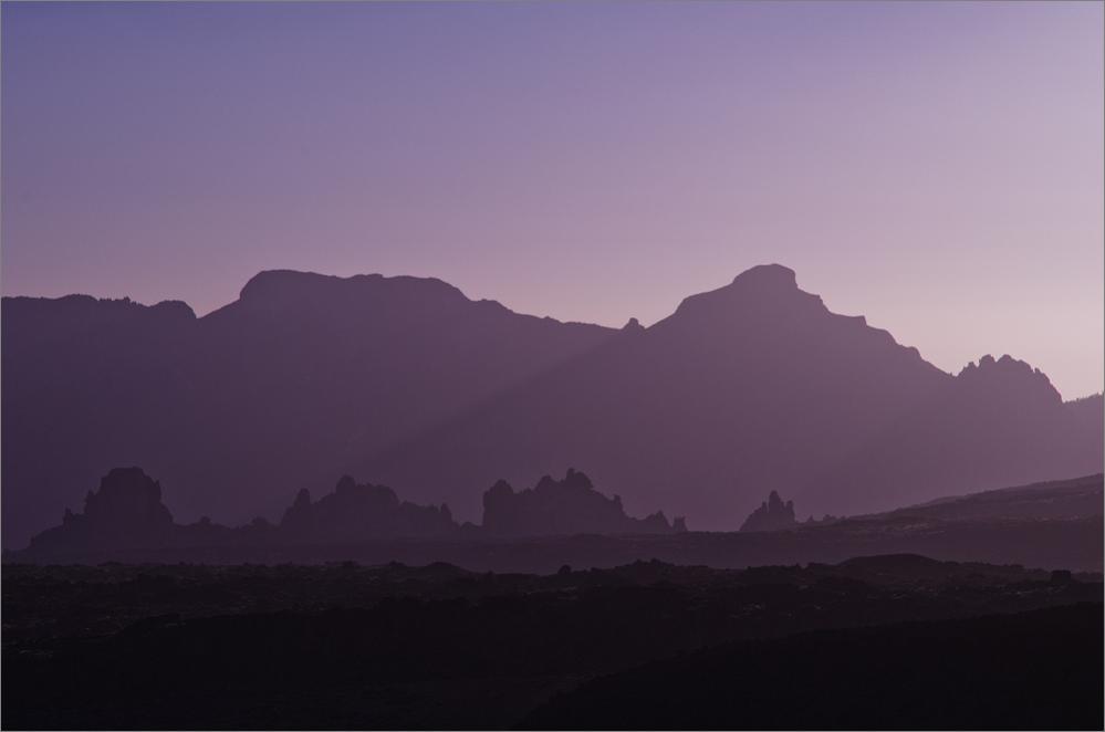 Abendstimmung am höchsten Berg Spaniens