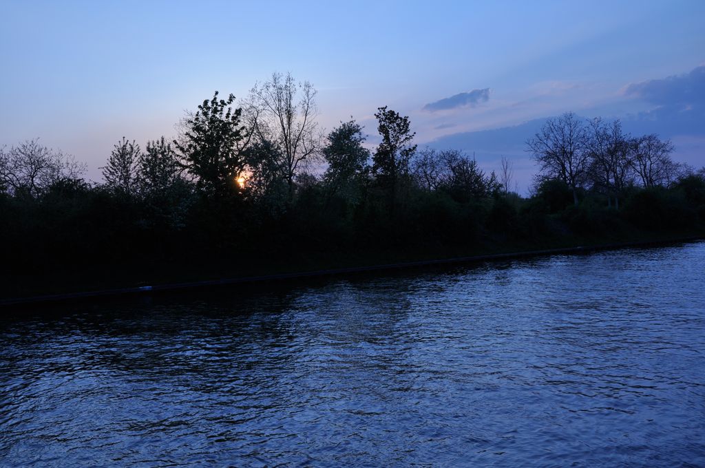 Abendstimmung am Neckarkanal