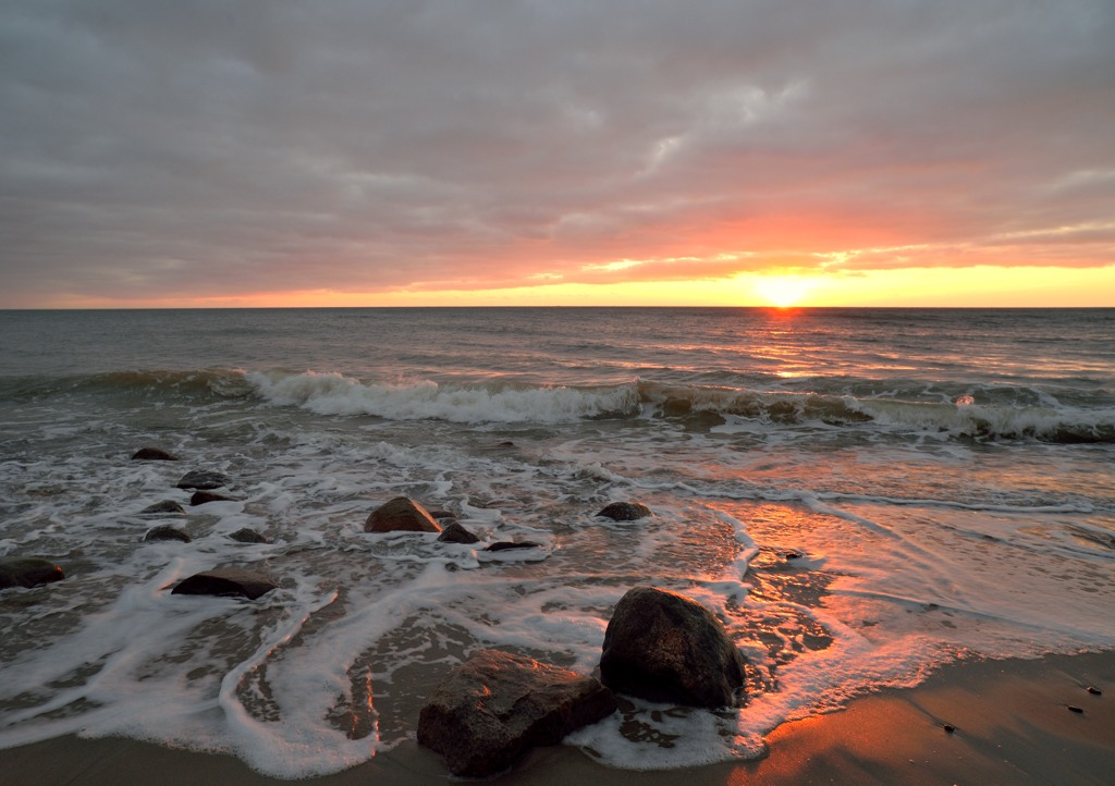 Abendstimmung am Ostseestrand