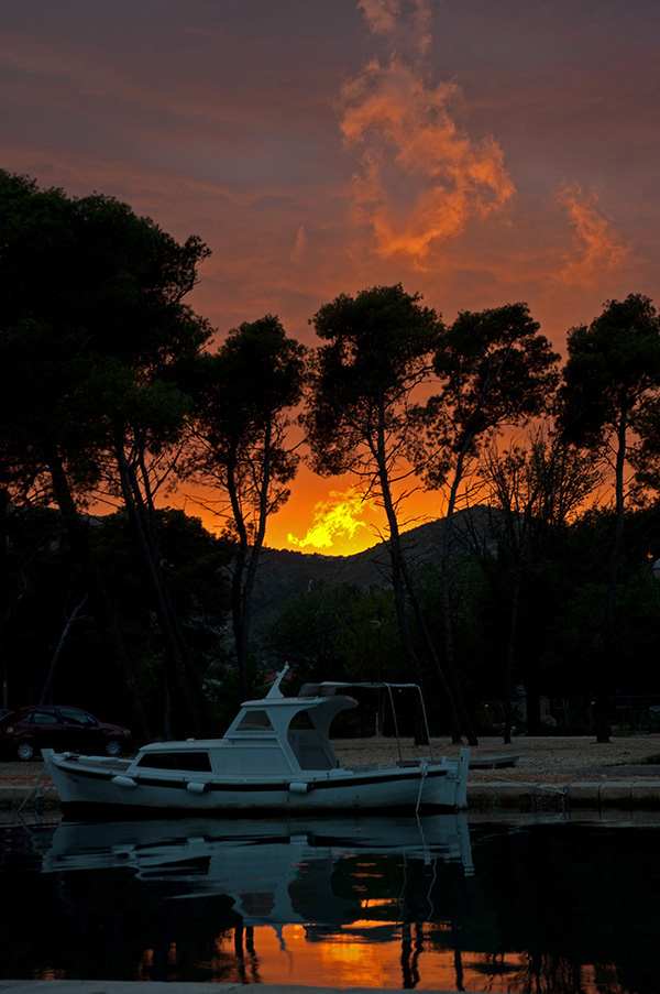 Abendstimmung in Trogir