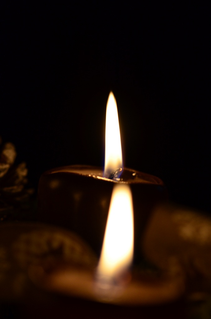 Adventskranz 5 makro