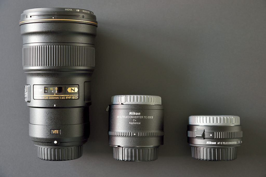AF-S NIKKOR 300mm 1:4E PF ED, TC-20E III, TC-14E III