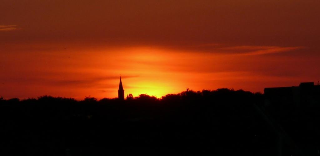 Ahlbeck   sonnenuntergang richtung heringsdorf