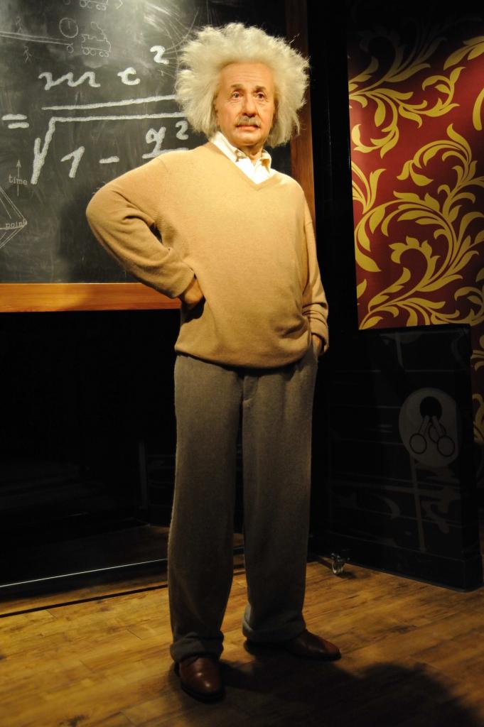 Albert Einstein bei Madame Tussauds